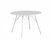 Стол обеденный Stool Group Мемфис D110 Белый