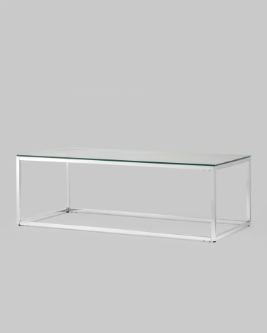 Журнальный стол Stool Group ТАУН 120x60 Серебро