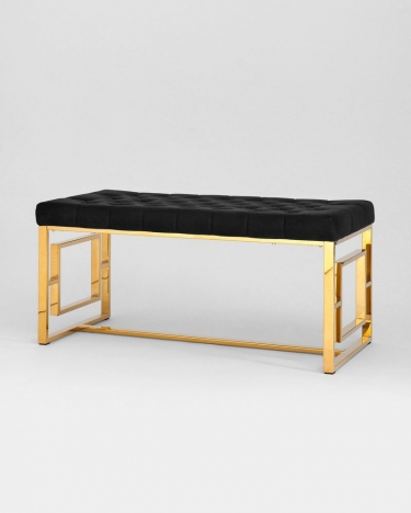 Банкетка Stool Group БРУКЛИН велюр Черный