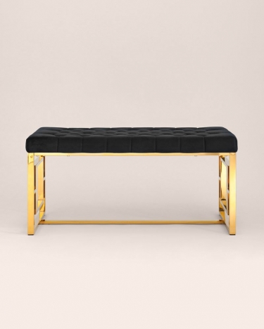 Банкетка Stool Group БРУКЛИН велюр Черный