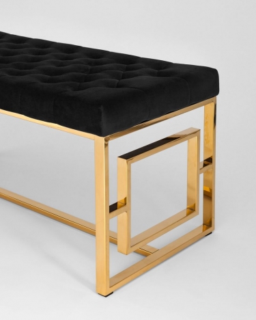 Банкетка Stool Group БРУКЛИН велюр Черный