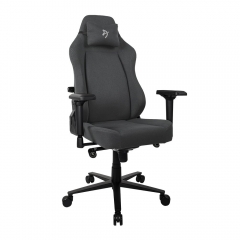 Геймерское кресло Arozzi Primo Woven Fabric Black Grey logo