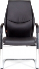 Кресло для посетителя Chairman CHAIRMAN VISTA V кожа Черный