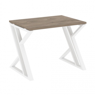 Стол рабочий Рива LOFT VR.L-SRZ-1.7 Металл белый Тиквуд темный