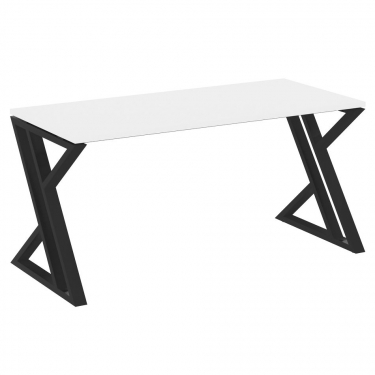 Стол рабочий Рива LOFT VR.L-SRZ-4.7 Металл черный Белый Бриллиант