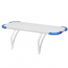 Полка задняя с проставкой Дэми Polka_z 3/750 Белая Синяя