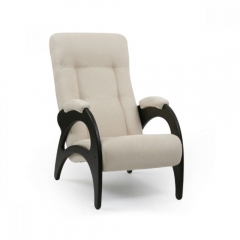 Кресло для отдыха Комфорт Модель 41 б/л венге / Орегон перламутр 106