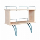 Полка задняя двухъярусная Дэми Polka_zz 1/600 Polka_zz 7/600 Клен Бежевый