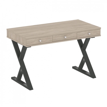 Стол письменный Рива HOME OFFICE VR.SP-1-118.M Дуб Аттик/Антрацит металл