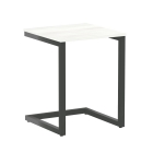 Стол письменный Рива HOME OFFICE VR.SP-2-58 Снежная Платина/Антрацит металл