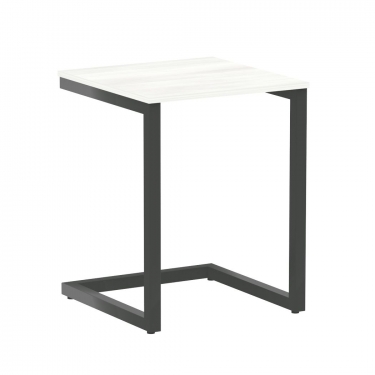 Стол письменный Рива HOME OFFICE VR.SP-2-58 Снежная Платина/Антрацит металл