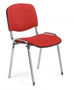 Кресло офисное ИЗО-Хром Красный