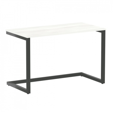Стол письменный Рива HOME OFFICE VR.SP-2-118 Снежная Платина/Антрацит металл