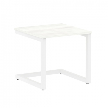 Стол письменный Рива HOME OFFICE VR.SP-2-58.G Снежная Платина/Белый металл