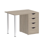 Стол письменный Рива HOME OFFICE VR.SP-3-98.4 Дуб Аттик