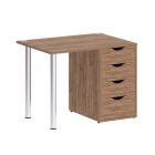 Стол письменный Рива HOME OFFICE VR.SP-3-98.4 Дуб Табак