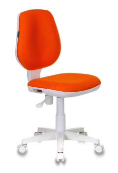 Кресло детское Бюрократ CH-W213 пластик белый Оранжевый TW-96-1