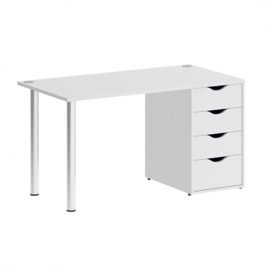 Стол письменный Рива HOME OFFICE VR.SP-3-138.4 Белый Бриллиант