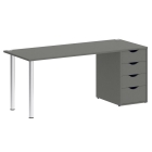 Стол письменный Рива HOME OFFICE VR.SP-3-178.4 Металлик