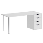 Стол письменный Рива HOME OFFICE VR.SP-3-178.4 Белый