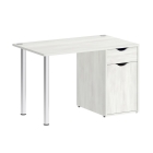 Стол письменный Рива HOME OFFICE VR.SP-3-118.1 Снежная Платина