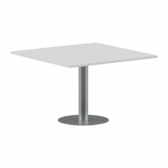 Конференц-стол на 4 человека IMAGO ПРГ-6 Белый-алюминий