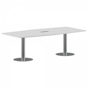 Конференц-стол на 6-8 человек Skyland IMAGO ПРГ-4 Белый-алюминий