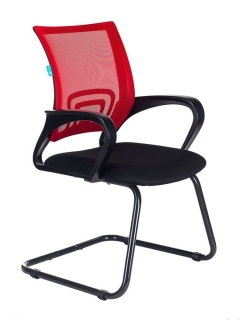 Кресло для посетителя Бюрократ CH-695N-AV Красный