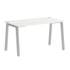 Стол письменный Рива HOME OFFICE VR.SP-3-138.A Снежная Платина/Серый металл