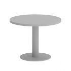 Стол журнальный круглый Рива HOME OFFICE VR.SP-5-60.1G Серый/Серый металл