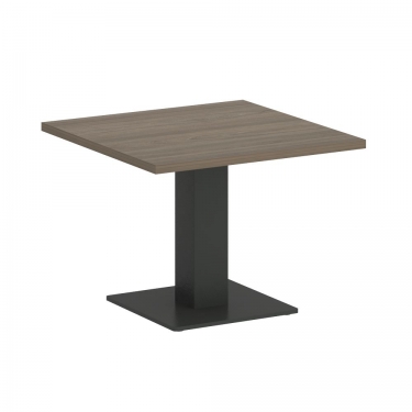 Стол журнальный квадратный Рива HOME OFFICE VR.SP-5-60.2G Вяз Благородный/Антрацит металл