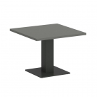 Стол журнальный квадратный Рива HOME OFFICE VR.SP-5-60.2G Металлик/Антрацит металл