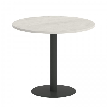 Стол журнальный круглый Рива HOME OFFICE VR.SP-5-90.1 Дуб Наварра/Антрацит металл