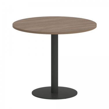 Стол журнальный круглый Рива HOME OFFICE VR.SP-5-90.1 Металлик/Антрацит металл