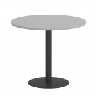 Стол журнальный круглый Рива HOME OFFICE VR.SP-5-90.1 Серый/Антрацит металл