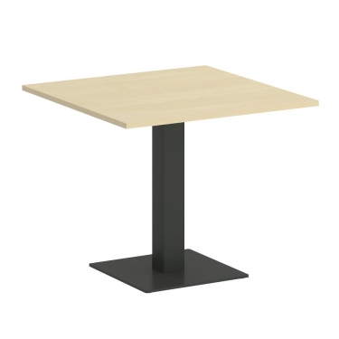 Стол журнальный квадратный Рива HOME OFFICE VR.SP-5-90.2 Клен/Антрацит металл