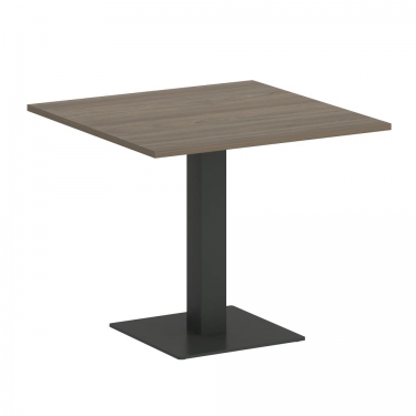 Стол журнальный квадратный Рива HOME OFFICE VR.SP-5-90.2 Вяз Благородный/Антрацит металл