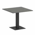 Стол журнальный квадратный Рива HOME OFFICE VR.SP-5-90.2 Металлик/Антрацит металл