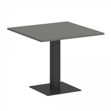 Стол журнальный квадратный Рива HOME OFFICE VR.SP-5-90.2 Металлик/Антрацит металл