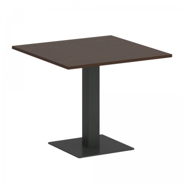 Стол журнальный квадратный Рива HOME OFFICE VR.SP-5-90.2 Венге Цаво/Антрацит металл