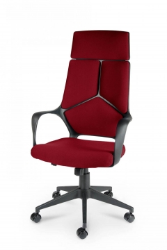 Кресло офисное IQ CX0898H-1-203 Black Dark red