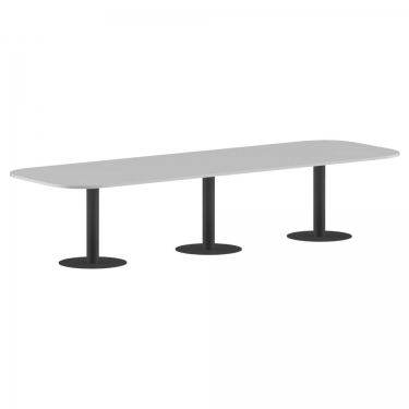 Конференц-стол на 10-12 человек Skyland IMAGO ПРГ-7 Белый-антрацит