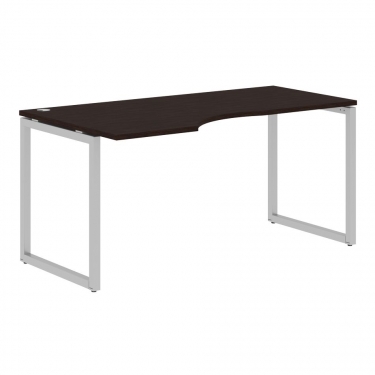 Стол письменный левый Skyland XTEN-Q XQCET 169 L Легно темный Алюминий