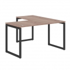 Стол угловой левый Skyland XTEN-Q XQCT 1415 L Дуб Сонома Антрацит