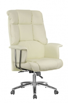 Кресло руководителя Riva Chair 9502 экокожа Кремовый