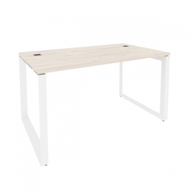 Стол рабочий руководителя на О-образном м/к ONIX Рива O.MO-SRR-3.8 Денвер Светлый/Белый