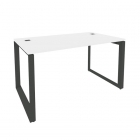 Стол рабочий руководителя на О-образном м/к ONIX Рива O.MO-SRR-3.8 Белый Бриллиант/Антрацит