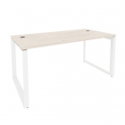 Стол рабочий руководителя на О-образном м/к ONIX Рива O.MO-SRR-4.8 Денвер Светлый/Белый