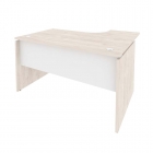 Стол эргономичный левый Рива ONIX O.SA-3L Денвер Светлый/Белый