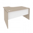 Стол эргономичный правый Рива ONIX O.SA-3R Дуб Аттик/Белый